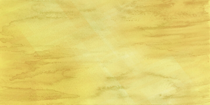 Elegant Soft Yellow Watercolor Paper Texture Background