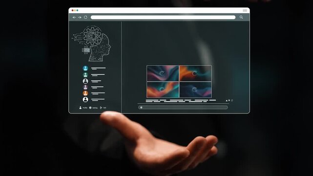 AI image generator interface enables image, AI, and generator process by converting user prompt into visual content using intelligent algorithms Marrow