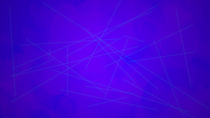 Abstract background, in deep blue, with thin intersecting, light blue lines, creating a geometric, web pattern across, the dark surface area © Shakib