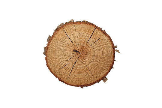 Rough Natural Tree Trunk Slice