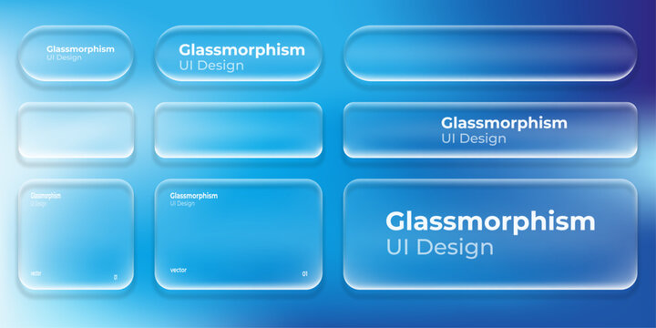Liquid glass morphism frame with transparent button and rectangle shape. 3D UI effect with bubble light icon on glassmorphism background. Transparent text box design for modern interface element