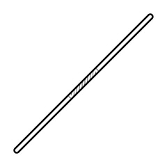 Obraz premium Bo Staff Vector Icon for Martial Arts and Training