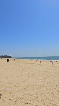 Summer at Daecheon Beach in South Korea
