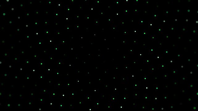 High-definition seamless visual background featuring fibonacci golden ratio phyllotaxis spiral with a vivid emeraldmatrix color aesthetic. Ideal for music visualizers, educational tech, sci-fi intros,