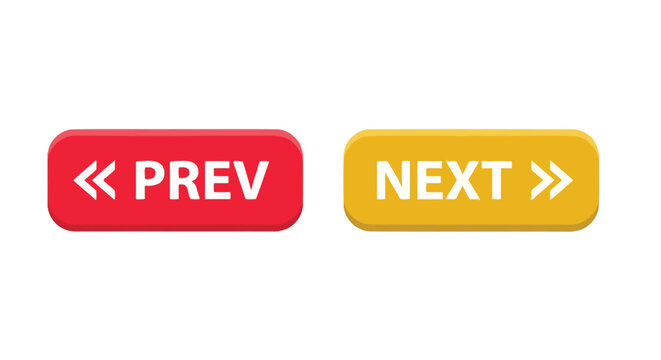Red and yellow button icons with directional arrows on white background