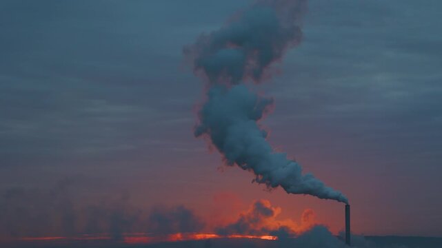 smoke from the chimney