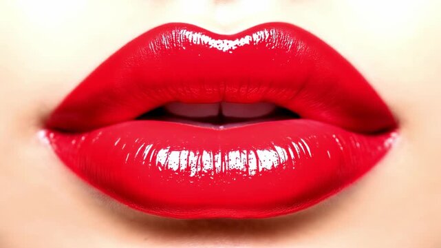 red lips