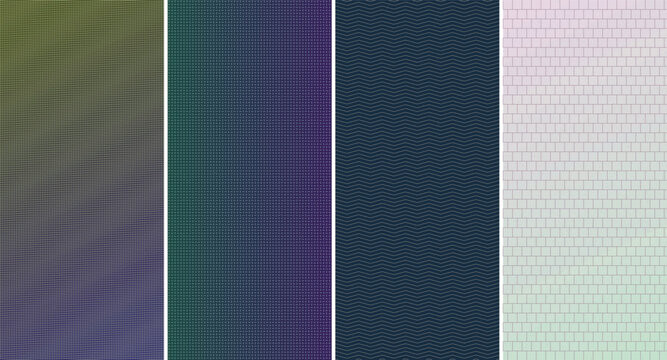 Abstract digital gradient pattern with pixel dots Vector