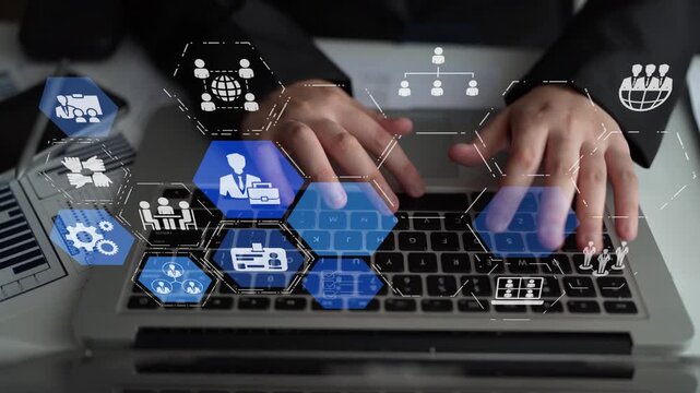 Digital recruitment and online hiring, virtual headhunting, smart recruitment platforms, talent acquisition solutions, and digital HR tools for modern workforce management. Funnel