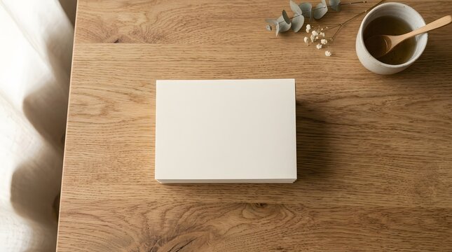 Minimalist Blank Paper Card Mockup