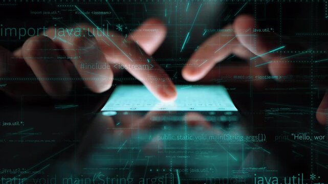 Close-up image of hands interacting with a smartphone screen in low light, highlighting the intricate details of modern communication and digital interactions in everyday life. Xenic
