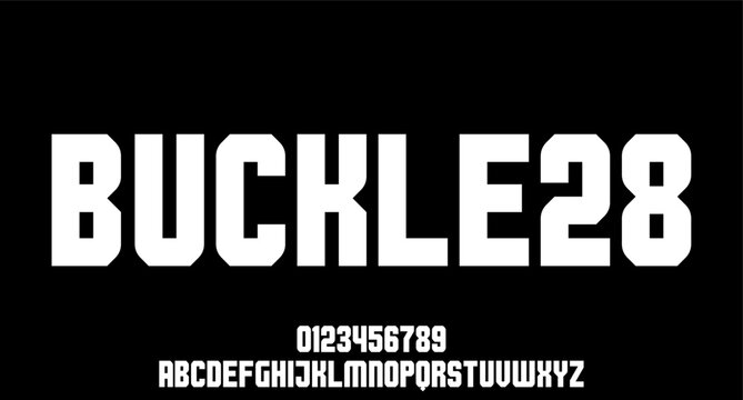 modern, futuristic modern geometric font	
