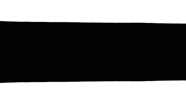 Grunge Brush Stroke Reveal and Wipe Transition Animation Set with Alpha Channel