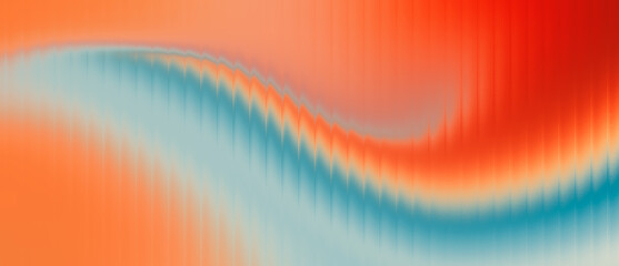 Wavy orange and blue vertical glass ripple background featuring liquid distortion effects provides a striking psychedelic wave pattern for website headers. © Fountain