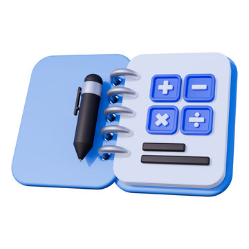 Accounting Book 3D Icon