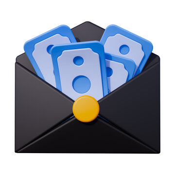 Pay Envelope 3D Icon