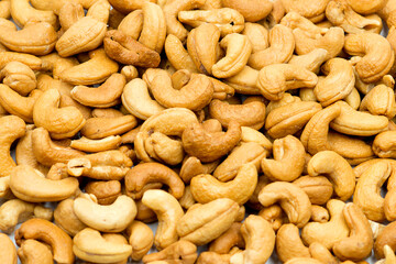Fototapeta premium Cashews are made into food.