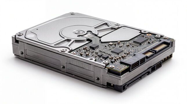 Internal Hard Disk Drive for Desktop Computer Storage isolated on White Background