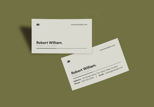 Creative Business Card Template Layout