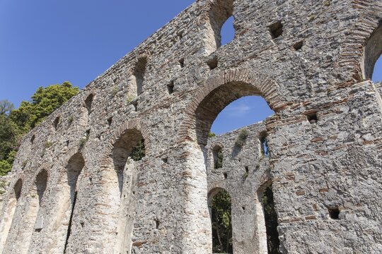 Basilica, Roman ruined city of Butrint, Albania