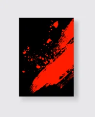 Abstract trendy universal artistic banner template . Design for cover, invitation, banner, placard, brochure, poster, card, flyer and other Vector illustration  © sdmix