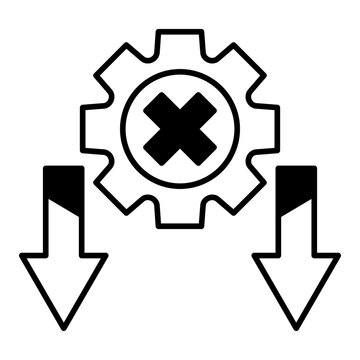 Down Arrow Dualtone Icon