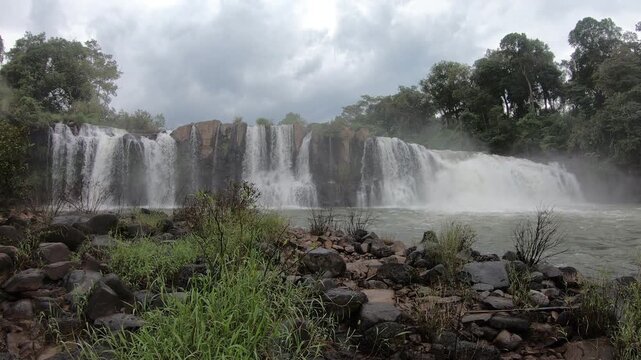Tad lo waterfall in Southern Laos.