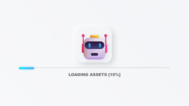 Loading Progress Bar Animation from 0 to 10 Percent