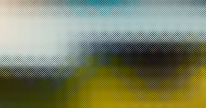Geometric textured surface showing a blurred gradient transition between deep green and light yellow hues