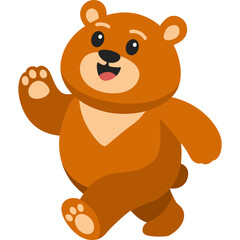 Fototapeta premium Bear Vector Illustration