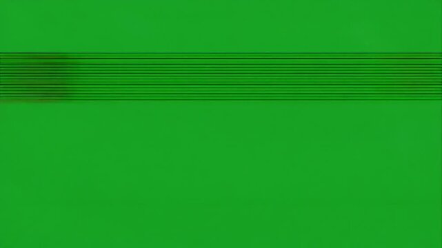 Analog Security Camera Static Interference Flickering on Green Screen