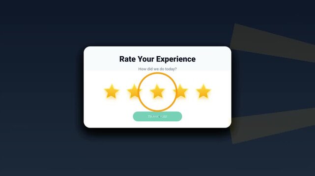 Heart Chat Bubble, 5 Star Rating UI And Gold Medal Animation