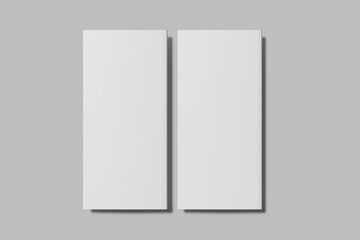 Fototapeta premium Trifold Brochure Blank Mockup