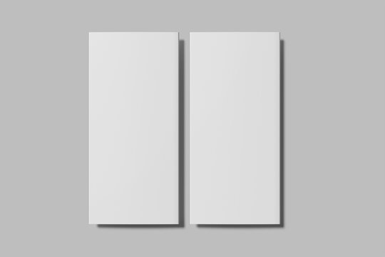 Trifold Brochure Blank Mockup