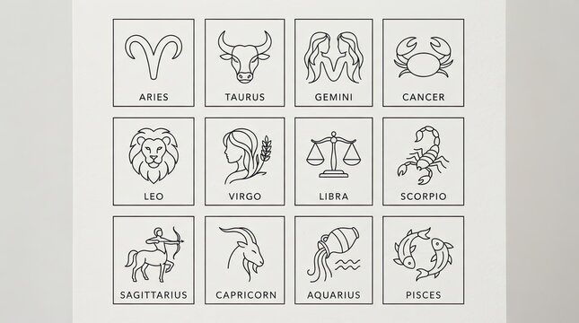 set of hand drawn icons