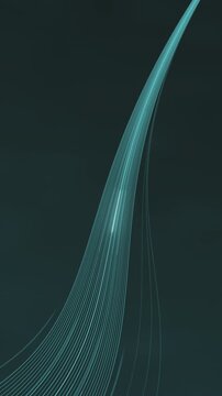 Vertical energy thread corridor seamless loop
