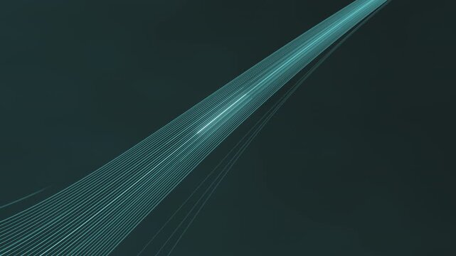 Flowing energy threads in a corridor seamless loop