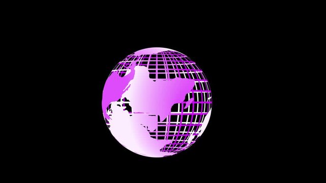 Global earth rotating in digital news studio backdrop with futuristic broadcast set, world headlines, breaking news concept, international media, global communication, modern television background bla