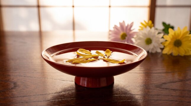 重陽の節句　菊酒