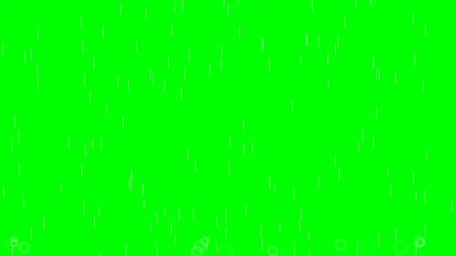 Seamless green screen texture with random digital code pattern