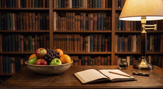books in a library