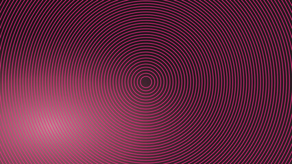 Abstract Concentric Arc Crescent Waves Background with Concentric Orbital Rings in Rose Quartz & Soft Pink - Modern Orbital Concentric Circles 3D Vector Graphic © WonderKidsArtStud94