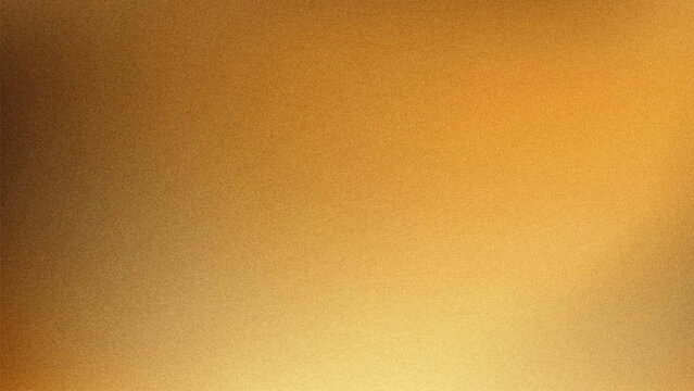 Metallic bronze and yellow ochre grainy texture background with directional lighting effect for rustic industrial design projects.