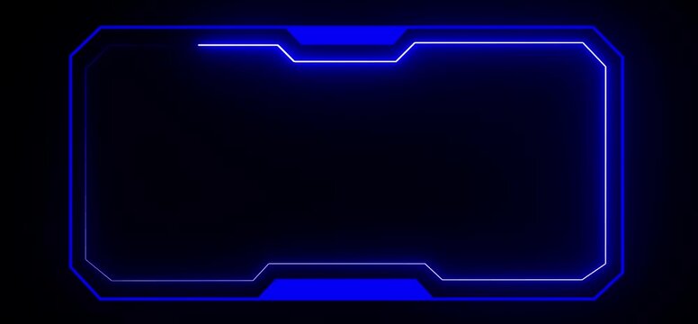 Hud Frame Digital Technology Sci-fi Frame Interface. HUD template. Frame HUD element. Futuristic viewfinder of future. interface data display screen. Artificial intelligent.technology sci fi frame hud