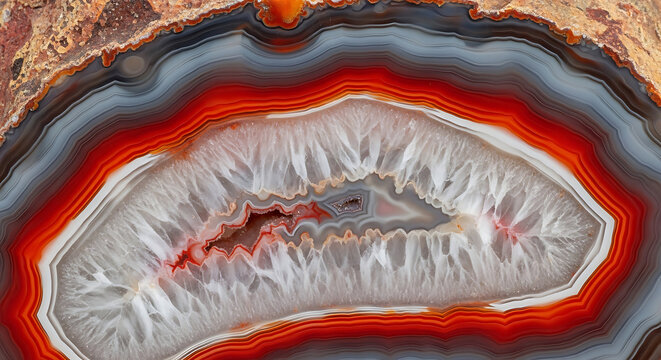 high detail natural scenery with agate slice patterns