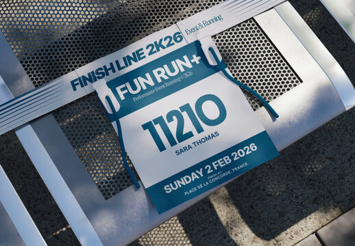 Running Number Mockup