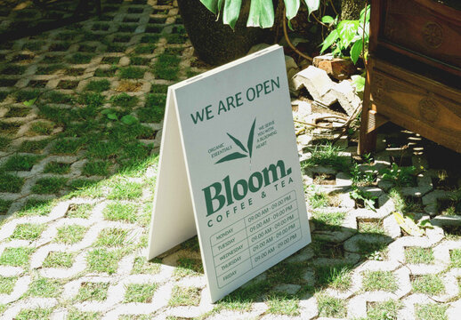 Stand Sign Mockup