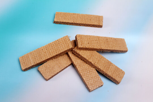 wafers biscuit isolated on table