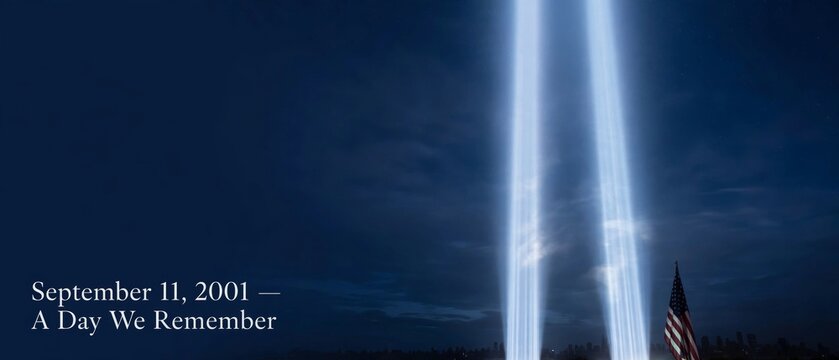 Honoring september 11 2001 victims through memorial lights in remembrance across america