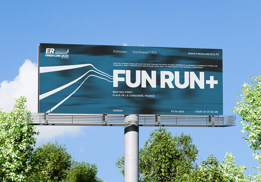 Outdoor Billboard Mockup